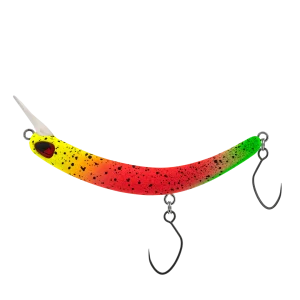 PROBAITS Tumbling Banana Wobbler – Forellen Crankbait Overhead Lip-Crank 10315